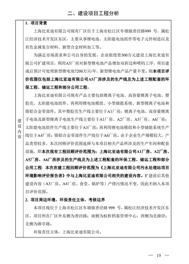 比亚迪扩建上海工厂 锂电池回收与有色金属合金销售的协同新局